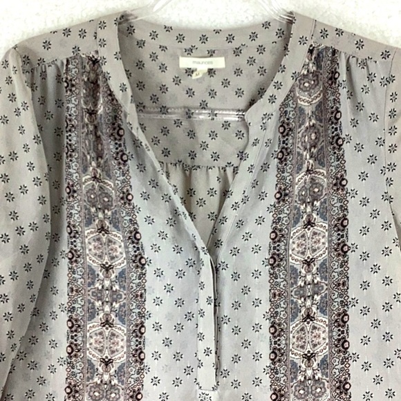 Maurices Women’s Size Med. Sheer Blouse - Picture 3 of 10